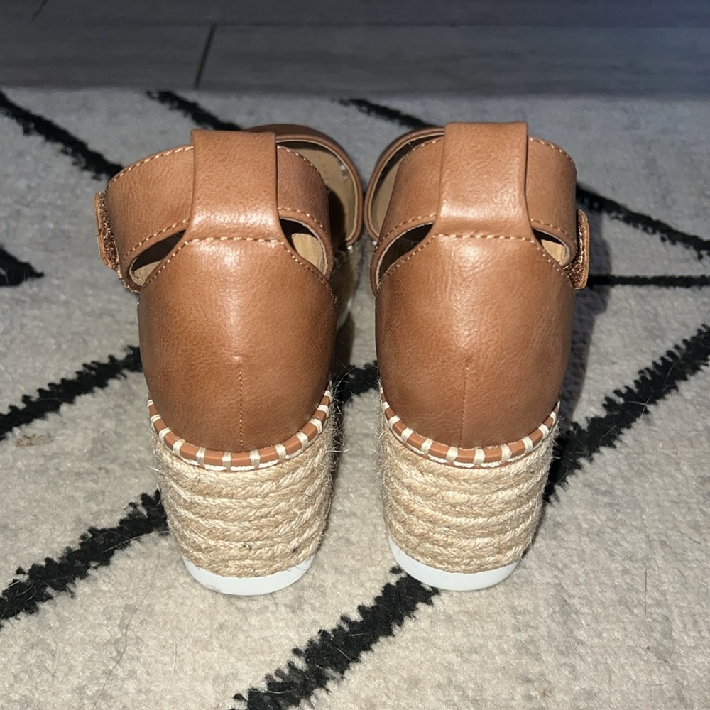 Brown Platform Sandal - image 5